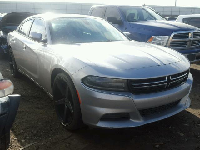 2C3CDXBG5FH840014 - 2015 DODGE CHARGER SE SILVER photo 1