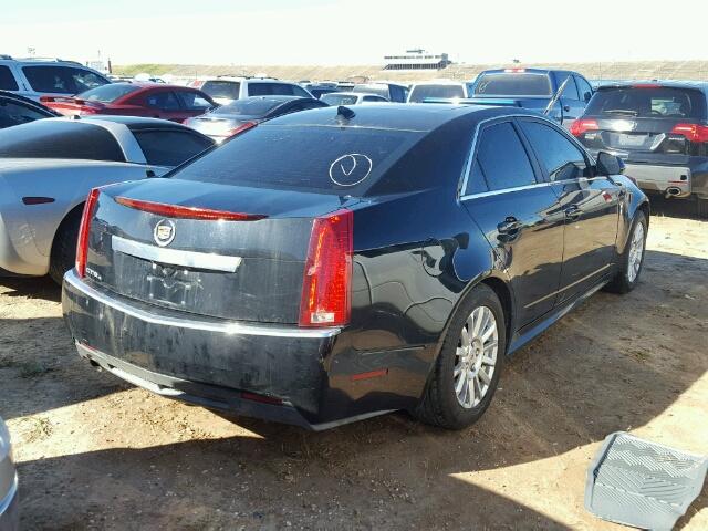 1G6DG5EY4B0128983 - 2011 CADILLAC CTS LUXURY BLACK photo 4