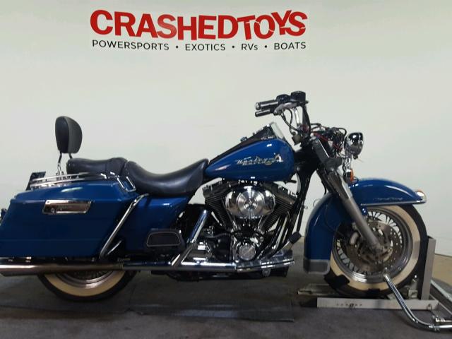 1HD1FDV142Y616296 - 2002 HARLEY-DAVIDSON FLHR BLUE photo 1