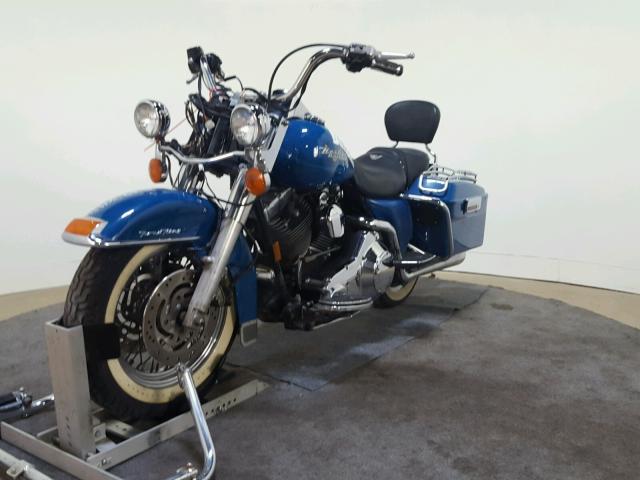 1HD1FDV142Y616296 - 2002 HARLEY-DAVIDSON FLHR BLUE photo 4