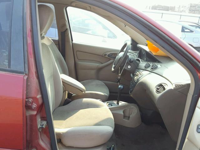 1FAFP34Z44W126497 - 2004 FORD FOCUS SE C BURGUNDY photo 5