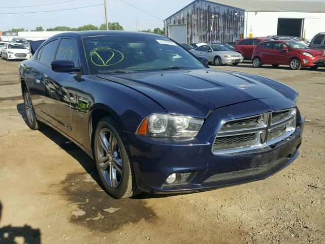 2C3CDXDT3DH690881 - 2013 DODGE CHARGER R/ BLUE photo 1