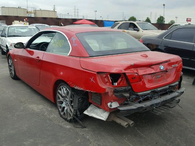 WBAWL13507PX14983 - 2007 BMW 328 RED photo 3