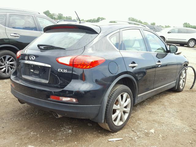 JNKAJ09F28M352041 - 2008 INFINITI EX35 BASE BLACK photo 4