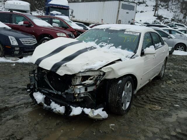 2G1WD58C669128485 - 2006 CHEVROLET IMPALA SUP WHITE photo 2