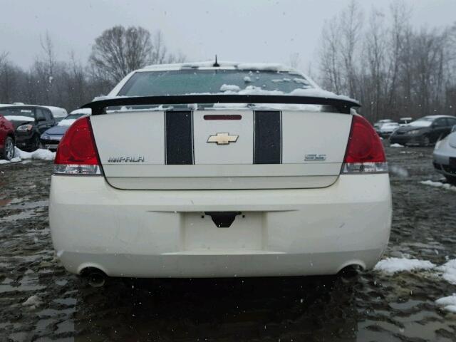 2G1WD58C669128485 - 2006 CHEVROLET IMPALA SUP WHITE photo 9