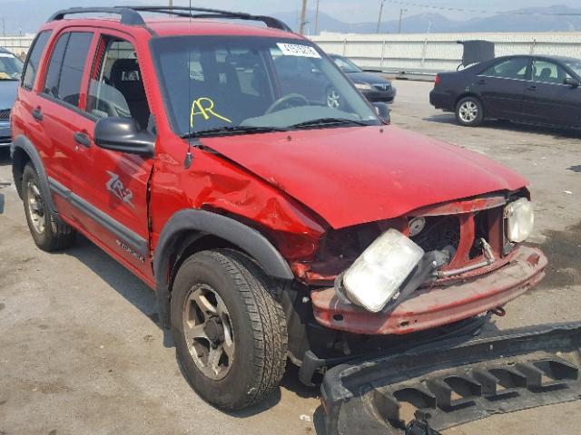 2CNBJ734136937041 - 2003 CHEVROLET TRACKER ZR RED photo 1