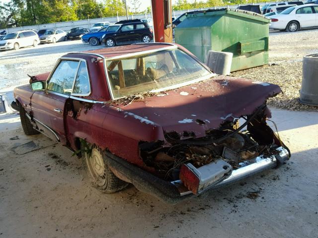 10704412057666 - 1981 MERCEDES-BENZ 400 SEL MAROON photo 3