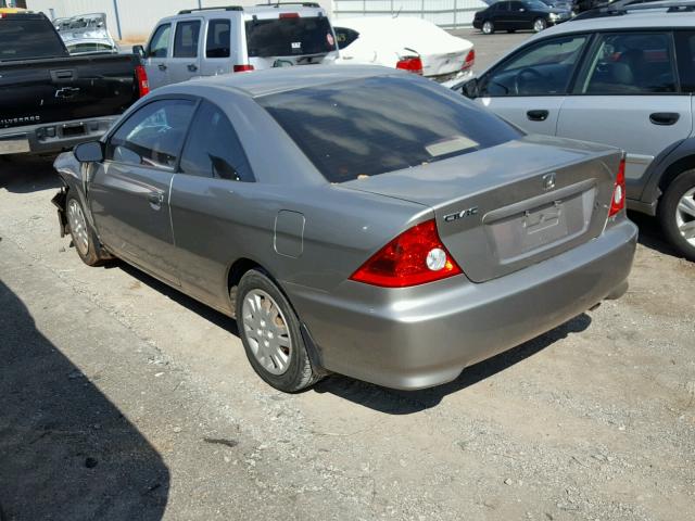 1HGEM22685L006580 - 2005 HONDA CIVIC LX TAN photo 3