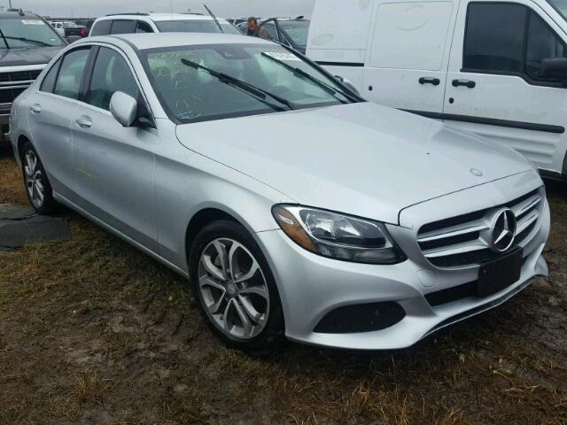 55SWF4JB9HU198850 - 2017 MERCEDES-BENZ C 300 SILVER photo 1