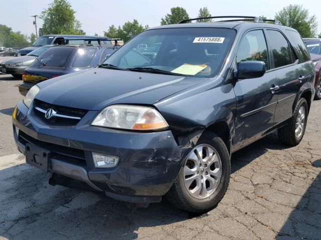 2HNYD18923H514619 - 2003 ACURA MDX TOURIN GRAY photo 2