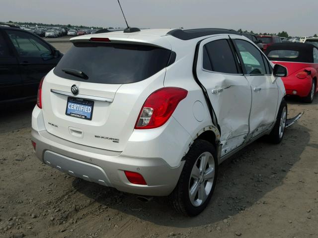 KL4CJHSB6FB093234 - 2015 BUICK ENCORE PRE WHITE photo 4