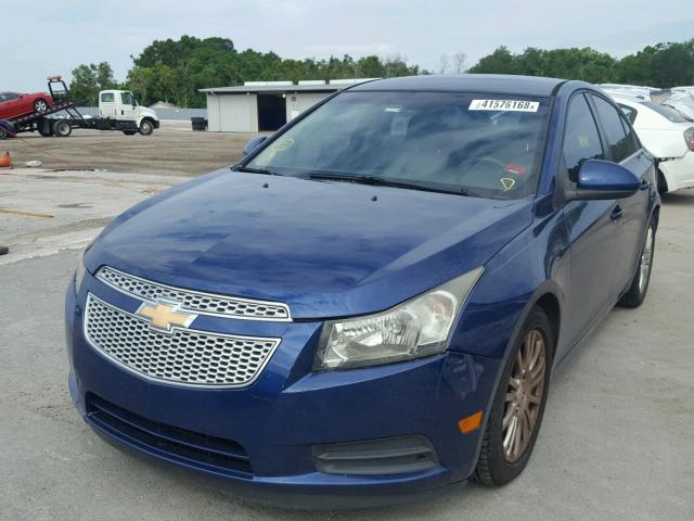 1G1PJ5SC4C7180930 - 2012 CHEVROLET CRUZE ECO BLUE photo 2