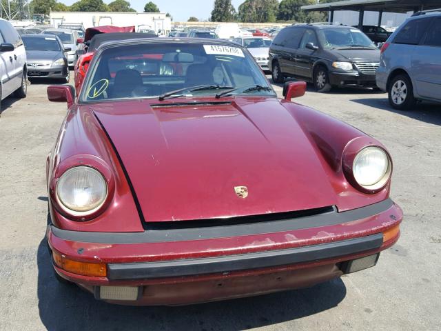 WP0AB0910ES120869 - 1984 PORSCHE 911 CARRER BURGUNDY photo 9