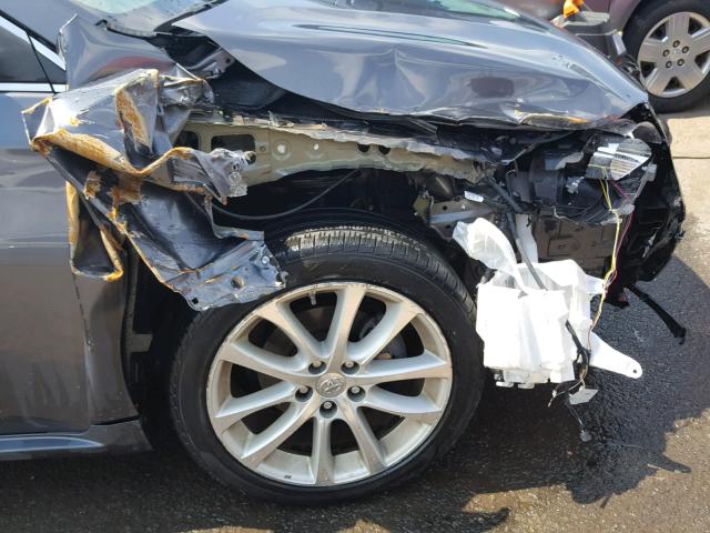 4T1BK1EB0EU136238 - 2014 TOYOTA AVALON BAS Szary zdjęcie 9