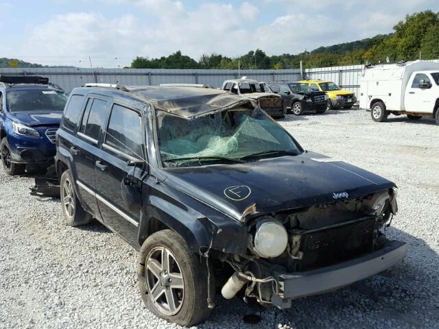 1J8FT48W18D789323 - 2008 JEEP PATRIOT LI BLACK photo 1