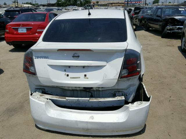 3N1AB6AP4BL668020 - 2011 NISSAN SENTRA 2.0 WHITE photo 9