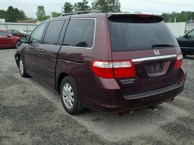 5FNRL38897B029857 - 2007 HONDA ODYSSEY TO BURGUNDY photo 3