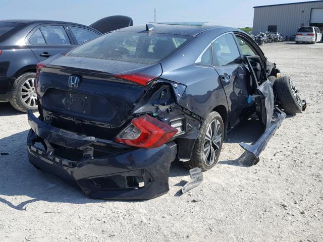 19XFC1F74GE020815 - 2016 HONDA CIVIC EXL 蓝色 照片 4