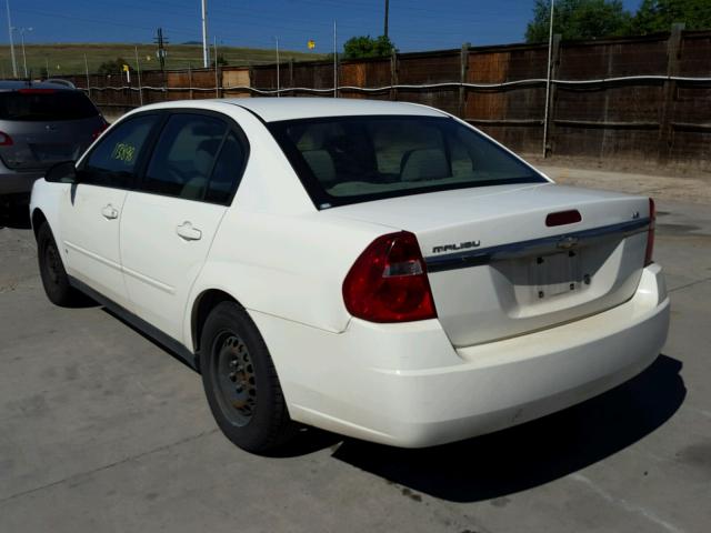 1G1ZS58F37F141667 - 2007 CHEVROLET MALIBU LS თეთრი ფოტო 3