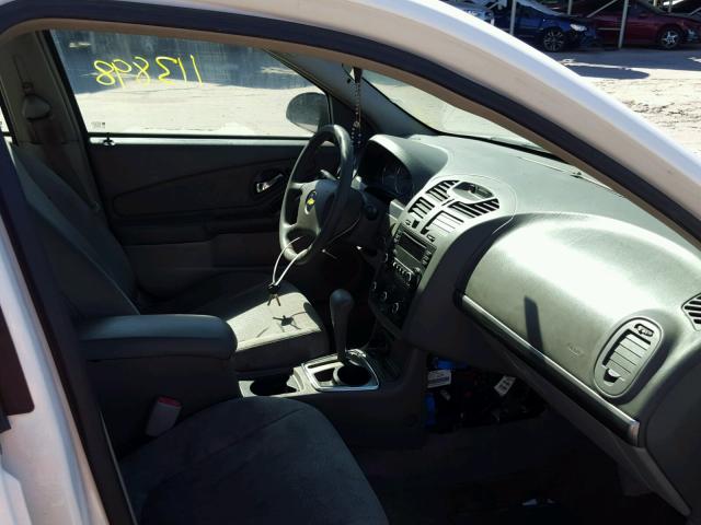 1G1ZS58F37F141667 - 2007 CHEVROLET MALIBU LS თეთრი ფოტო 5