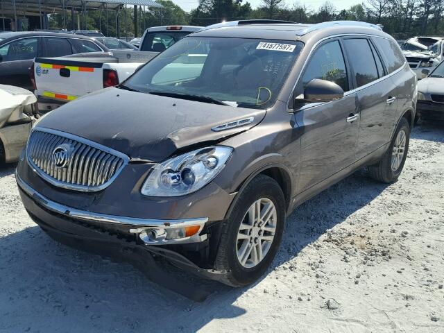 5GAER13738J107335 - 2008 BUICK ENCLAVE CX BLACK photo 2