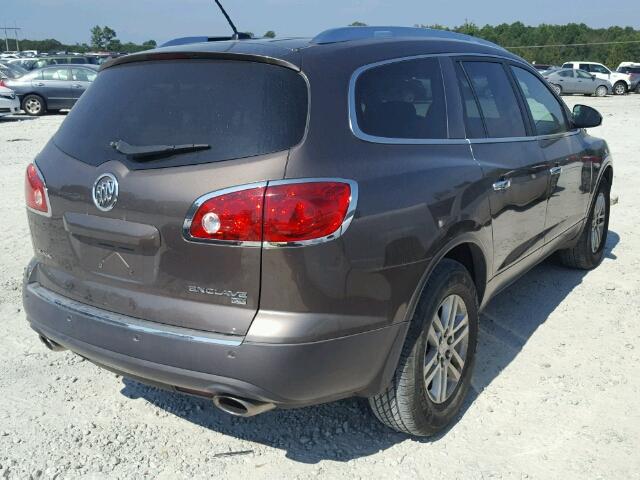 5GAER13738J107335 - 2008 BUICK ENCLAVE CX BLACK photo 4