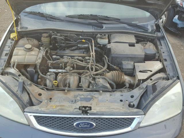 3FAFP31N45R137649 - 2005 FORD FOCUS ZX3 CHARCOAL photo 7