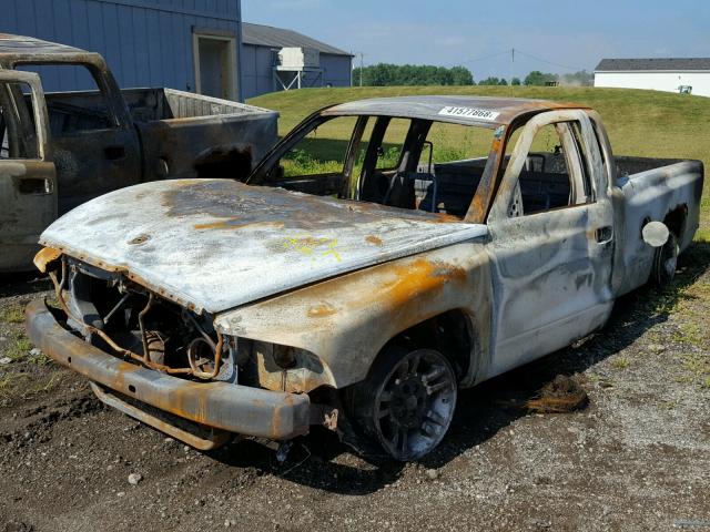 1D7GL42K84S541986 - 2004 DODGE DAKOTA SLT BURN photo 2