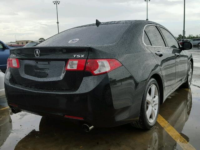 JH4CU2F61AC016988 - 2010 ACURA TSX BLACK photo 4