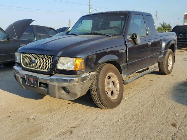 1FTZR45E53PB04830 - 2003 FORD RANGER BLACK photo 2