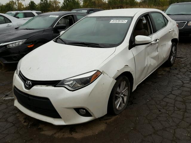 5YFBPRHE3EP056648 - 2014 TOYOTA COROLLA EC WHITE photo 2