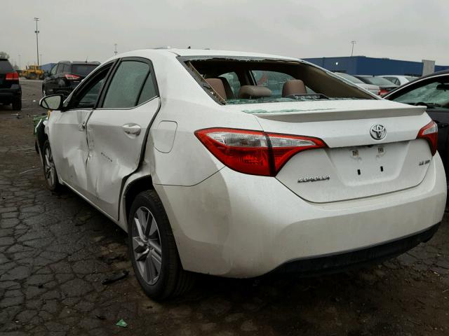 5YFBPRHE3EP056648 - 2014 TOYOTA COROLLA EC WHITE photo 3