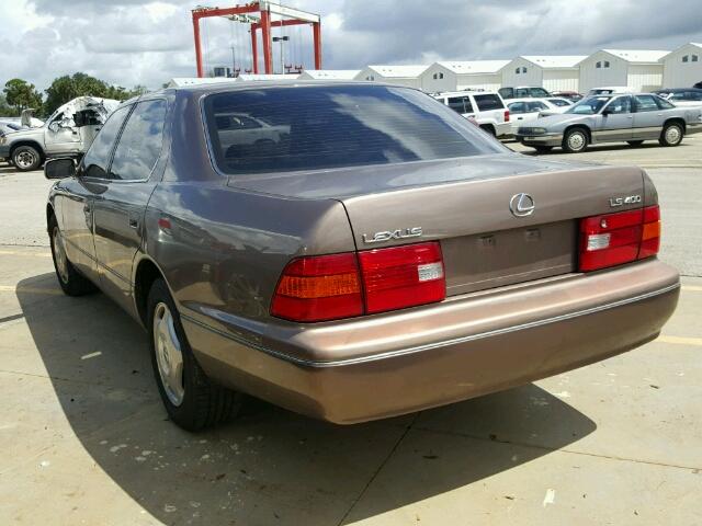 JT8BH28F3Y0179778 - 2000 LEXUS LS TAN photo 3