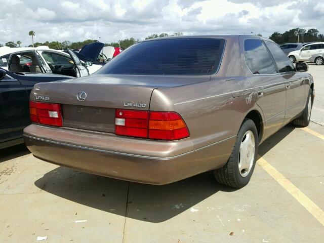 JT8BH28F3Y0179778 - 2000 LEXUS LS TAN photo 4