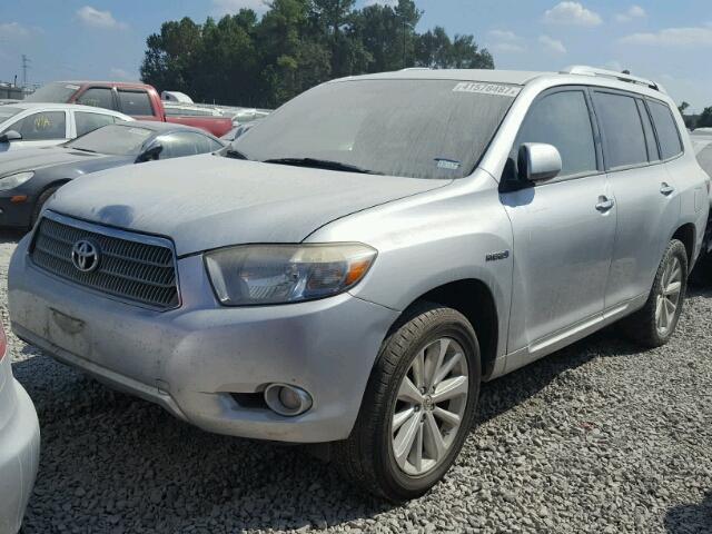 JTEEW44A182004570 - 2008 TOYOTA HIGHLANDER SILVER photo 2