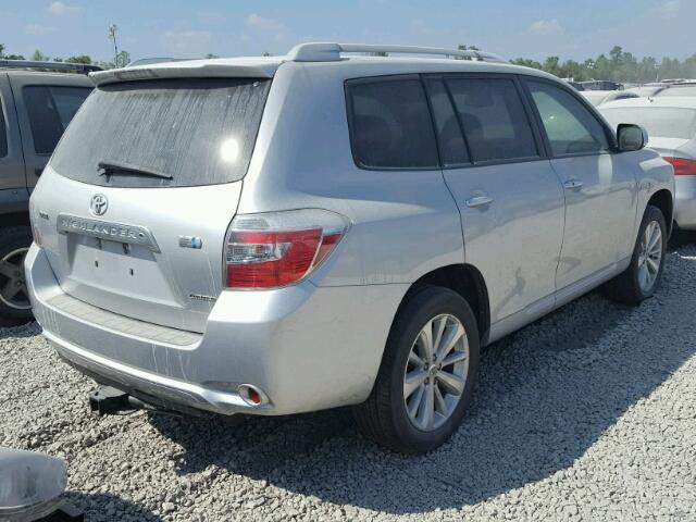 JTEEW44A182004570 - 2008 TOYOTA HIGHLANDER SILVER photo 4