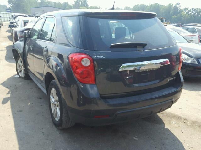 2GNALBEK2D1229086 - 2013 CHEVROLET EQUINOX LS BLACK photo 3