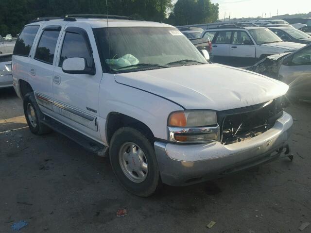 1GKEC13Z42R140651 - 2002 GMC YUKON WHITE photo 1