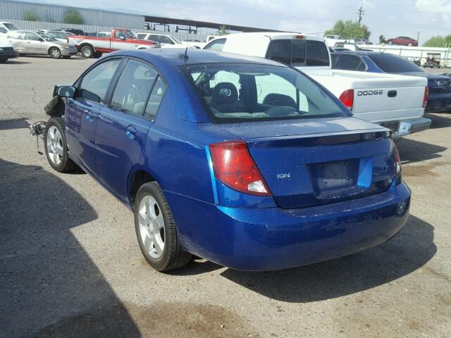 1G8AJ58F86Z102099 - 2006 SATURN ION LEVEL BLUE photo 3