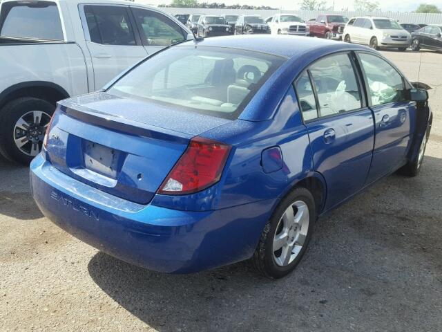 1G8AJ58F86Z102099 - 2006 SATURN ION LEVEL BLUE photo 4