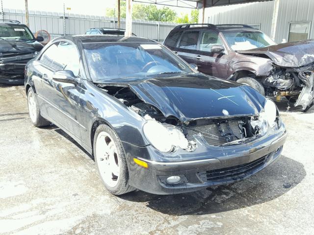 WDBTJ56H58F249454 - 2008 MERCEDES-BENZ CLK 350 BLACK photo 1