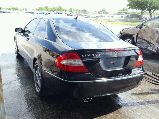 WDBTJ56H58F249454 - 2008 MERCEDES-BENZ CLK 350 BLACK photo 3