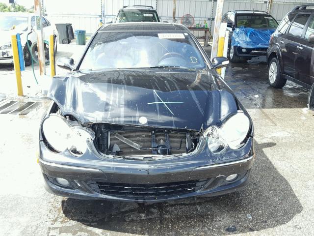 WDBTJ56H58F249454 - 2008 MERCEDES-BENZ CLK 350 BLACK photo 9