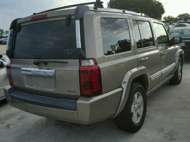 1J8HG58246C139825 - 2006 JEEP COMMANDER 金色 照片 4