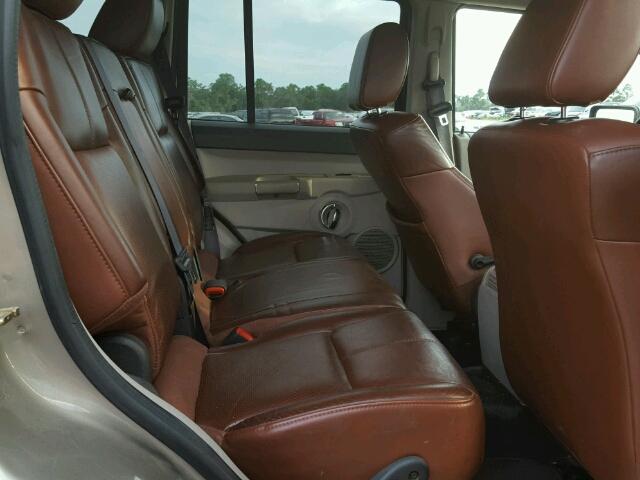 1J8HG58246C139825 - 2006 JEEP COMMANDER 金色 照片 6