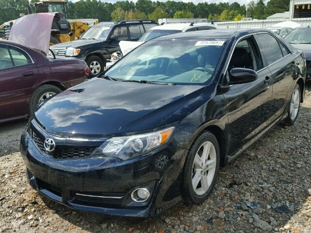 4T1BF1FK7CU117816 - 2012 TOYOTA CAMRY BASE BLACK photo 2