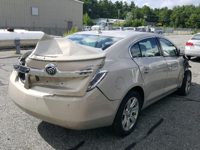 1G4GC5EC2BF273023 - 2011 BUICK LACROSSE C GOLD photo 4