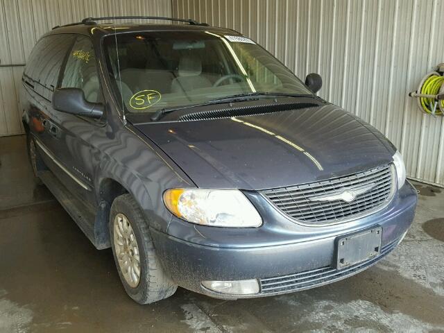 2C4GP54L61R258087 - 2001 CHRYSLER TOWN & COU 蓝色 照片 1