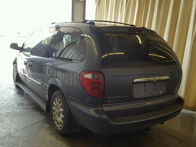 2C4GP54L61R258087 - 2001 CHRYSLER TOWN & COU 蓝色 照片 3